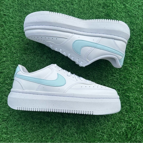 Nike Court Vision Alta White / Glacier Blue - Picture 13 of 14